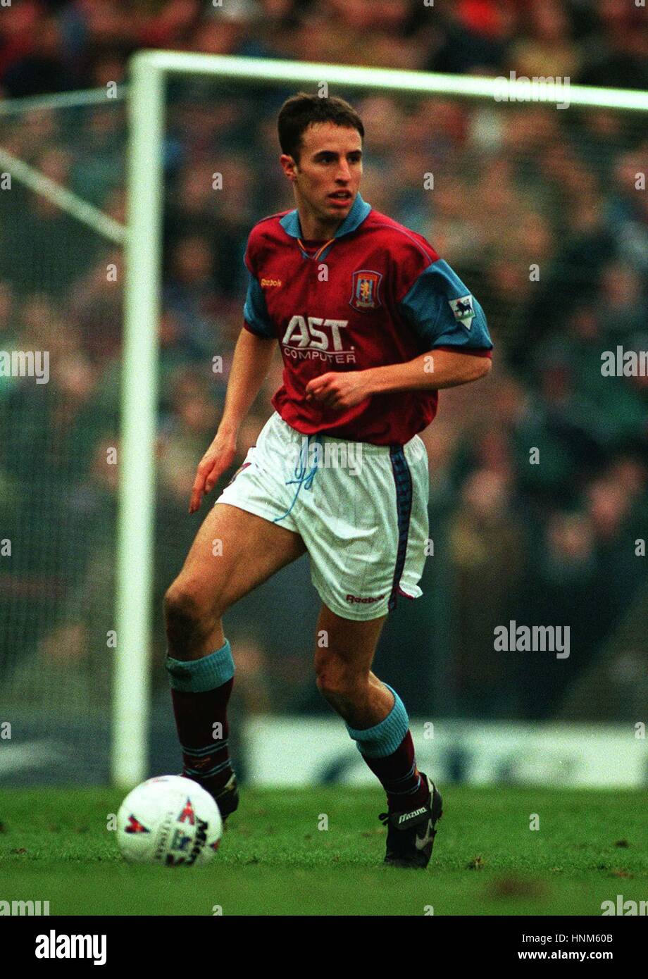 GARETH SOUTHGATE ASTON VILLA FC 13 February 1996 Stock Photo