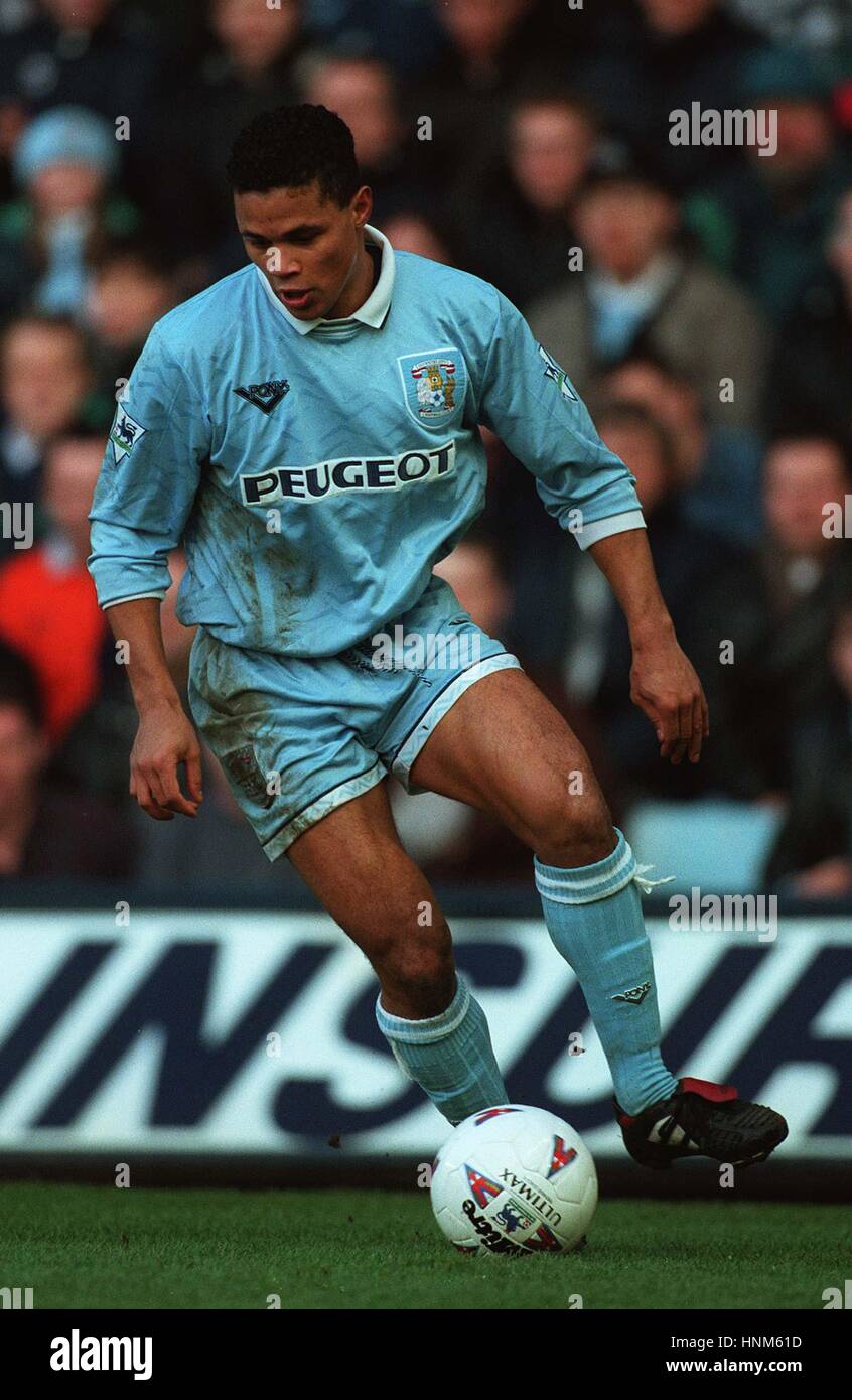 JOHN SALAKO COVENTRY CITY FC 14 February 1996 Stock Photo Alamy