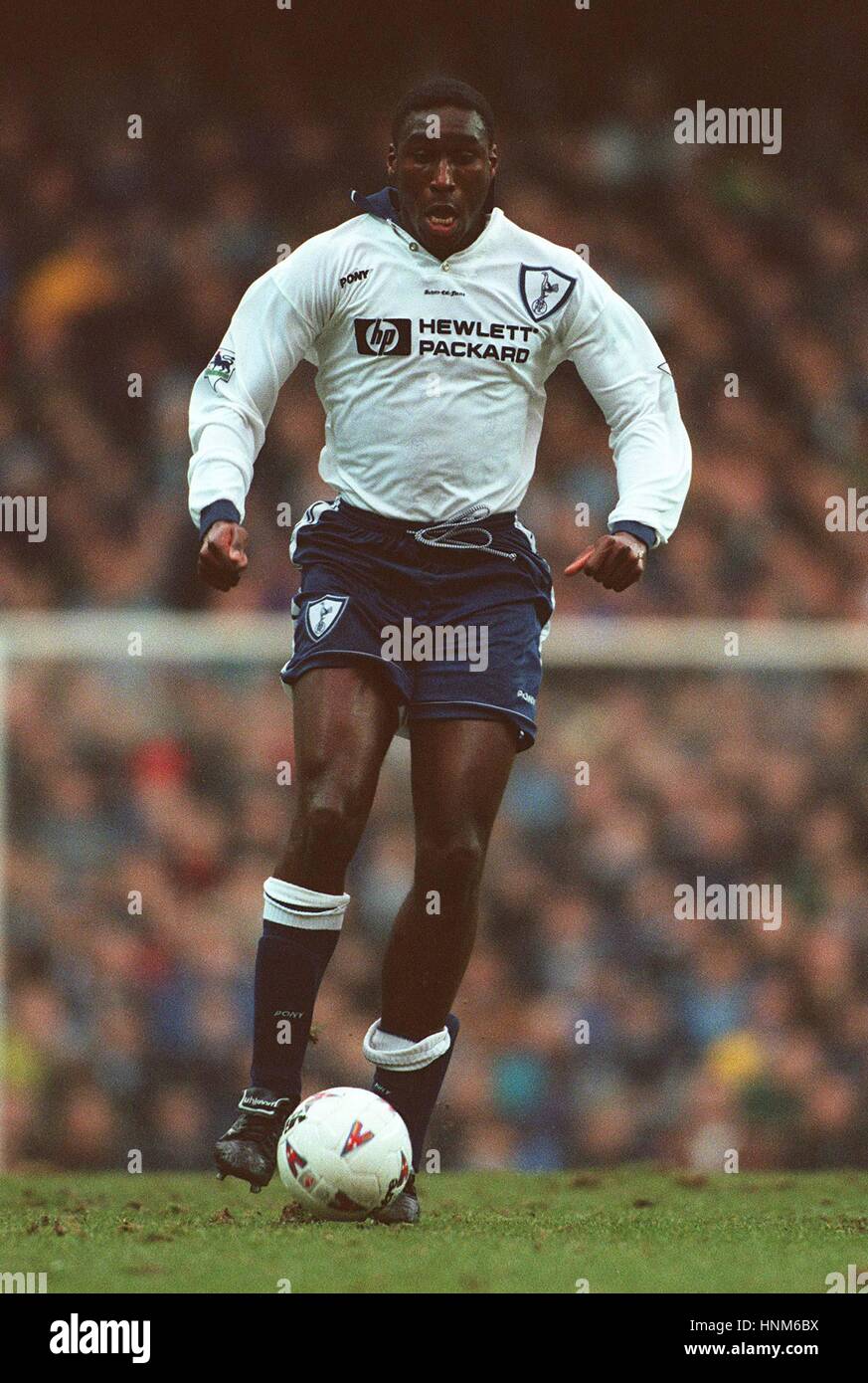 SOL CAMPBELL TOTTENHAM HOTSPUR FC 27 February 1996 Stock Photo
