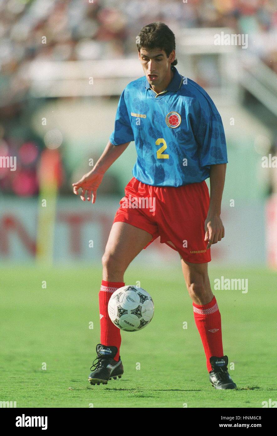 ANDRES ESCOBAR COLOMBIA 28 February 1996 Stock Photo - Alamy