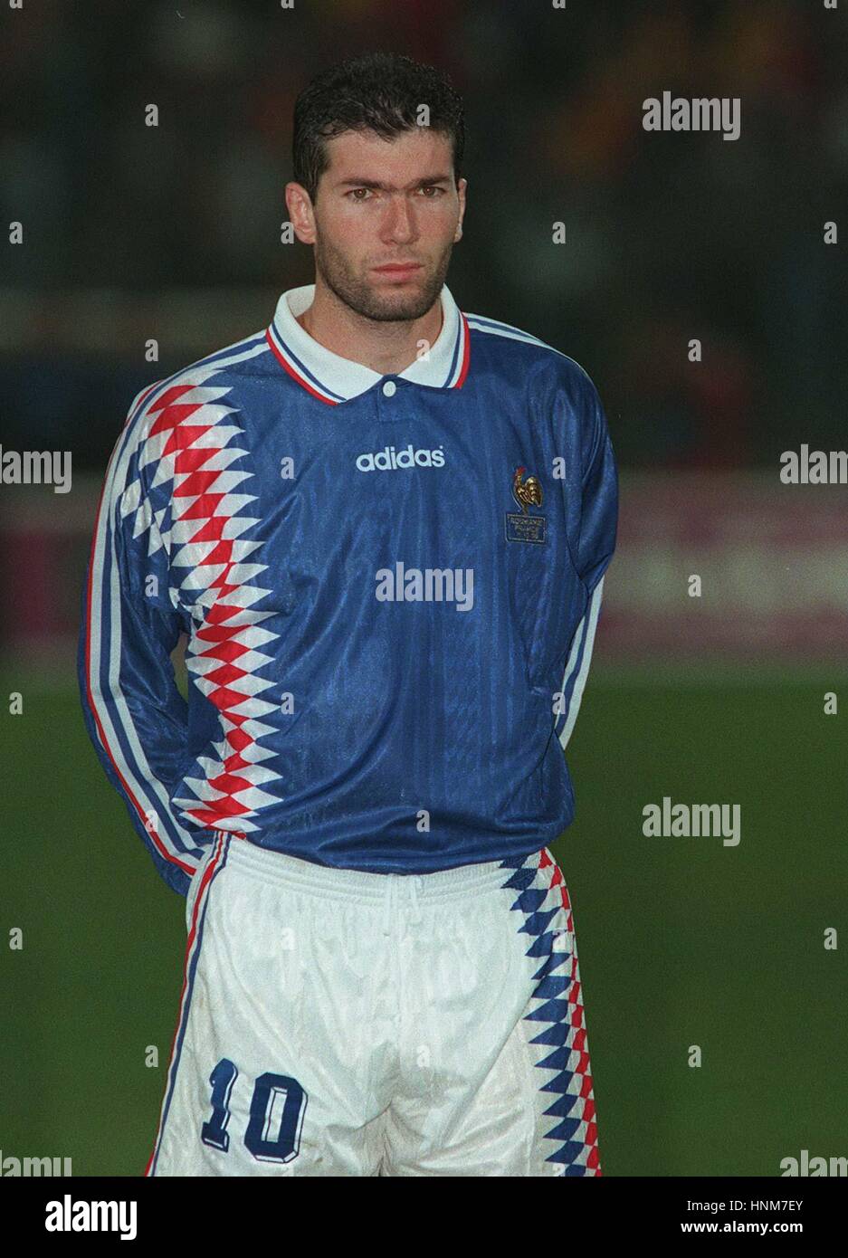 ZINEDINE ZIDANE FRANCE 11 May 1996 Stock Photo - Alamy ZINEDINE ZIDANE FRANCE 11 May 1996 Stock Photo - Alamy