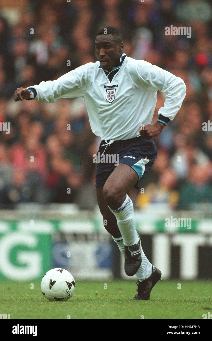 SOL CAMPBELL ENGLAND & TOTTENHAM HOTSPUR FC 21 May 1996 Stock Photo