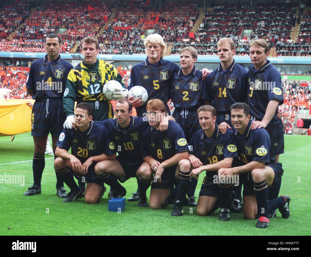 SCOTLAND EURO 96 11 June 1996 Stock Photo
