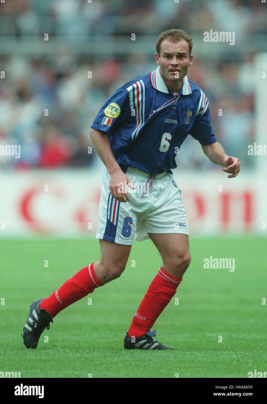 VINCENT GUERIN FRANCE & PARIS SAINTGERMAIN 19 June 1996 Stock Photo
