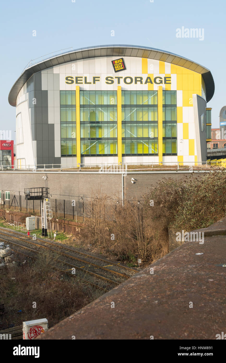 Big Yellow Self Storage, Brentford, London, UK Stock Photo Alamy