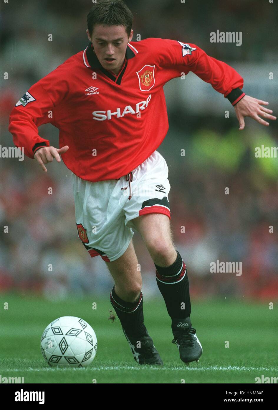 TERRY COOKE MANCHESTER UNITED FC 21 September 1995 Stock Photo
