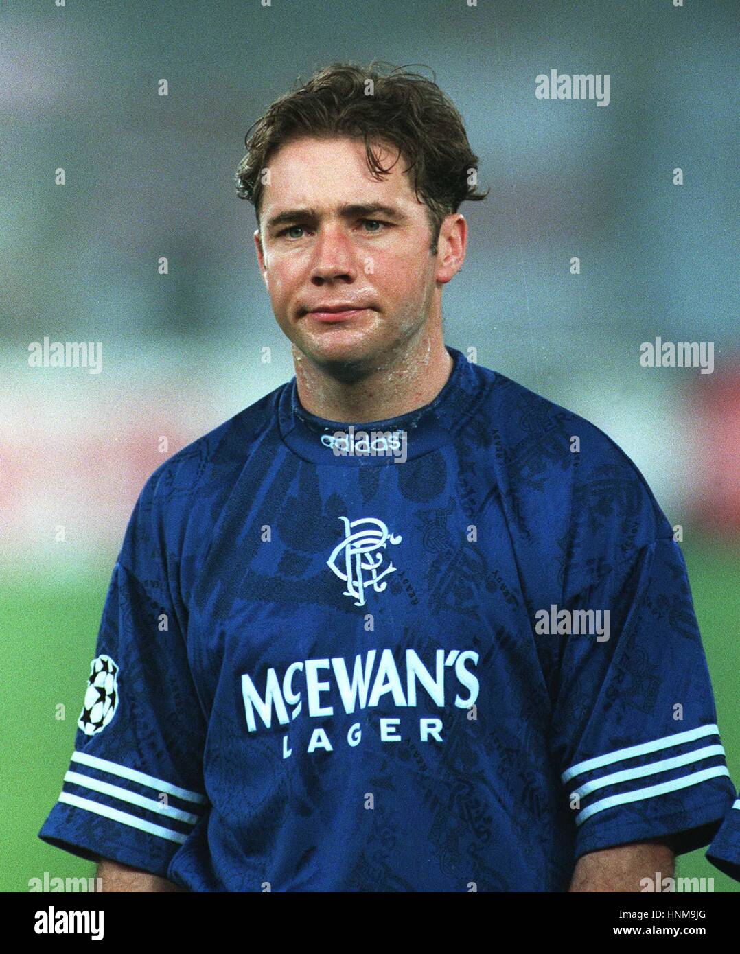 ALLY MCCOIST GLASGOW RANGERS FC 21 September 1992 Stock Photo - Alamy