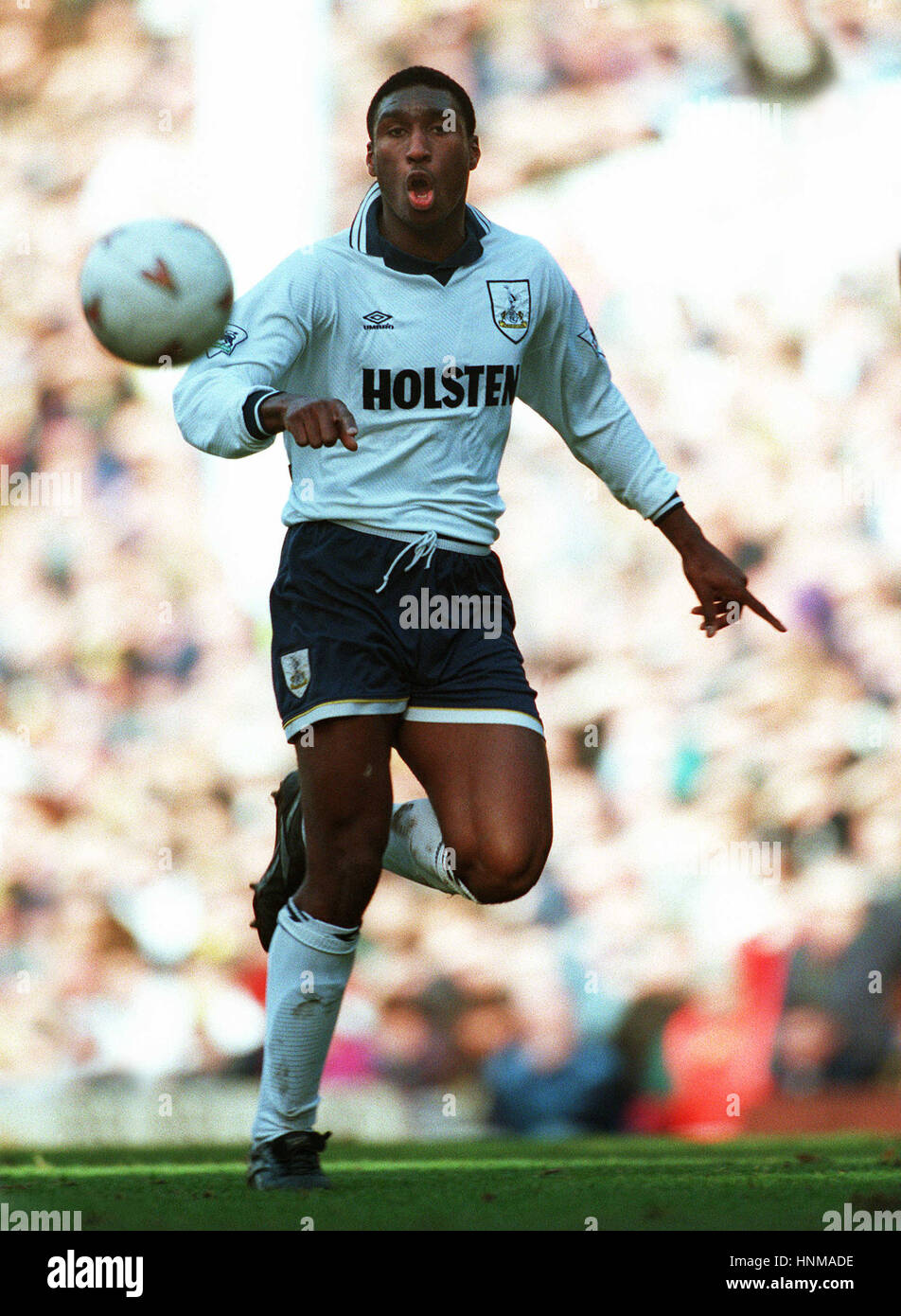 SOL CAMPBELL TOTTENHAM HOTSPUR FC 21 February 1995 Stock Photo