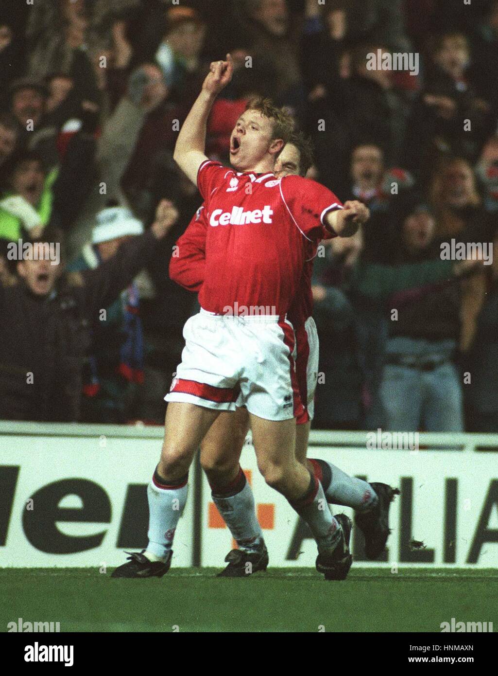 PHIL STAMP MIDDLESBROUGH FC 20 December 1995 Stock Photo