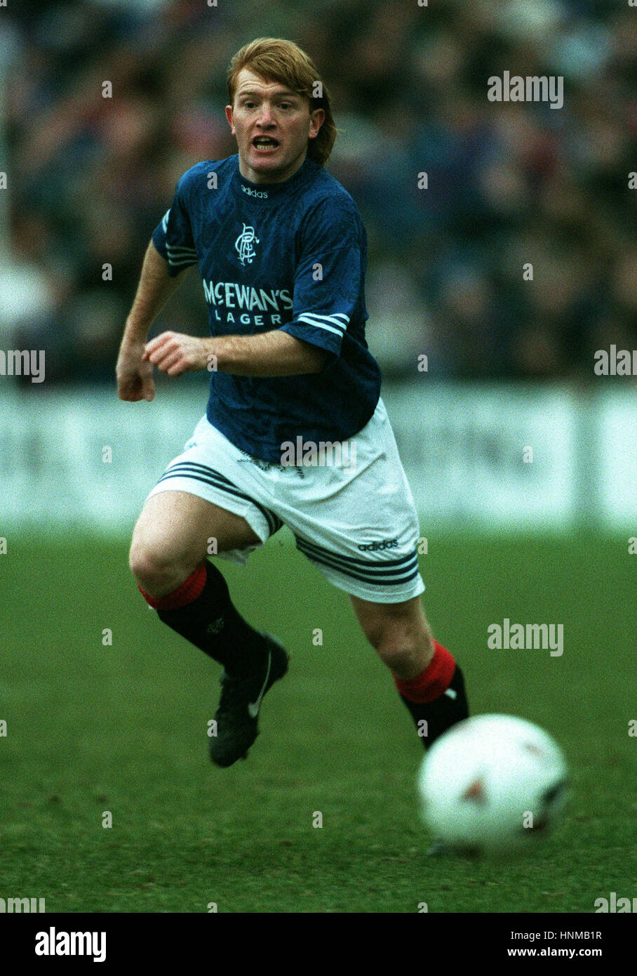 STUART MCCALL GLASGOW RANGERS FC 06 March 1995 Stock Photo - Alamy