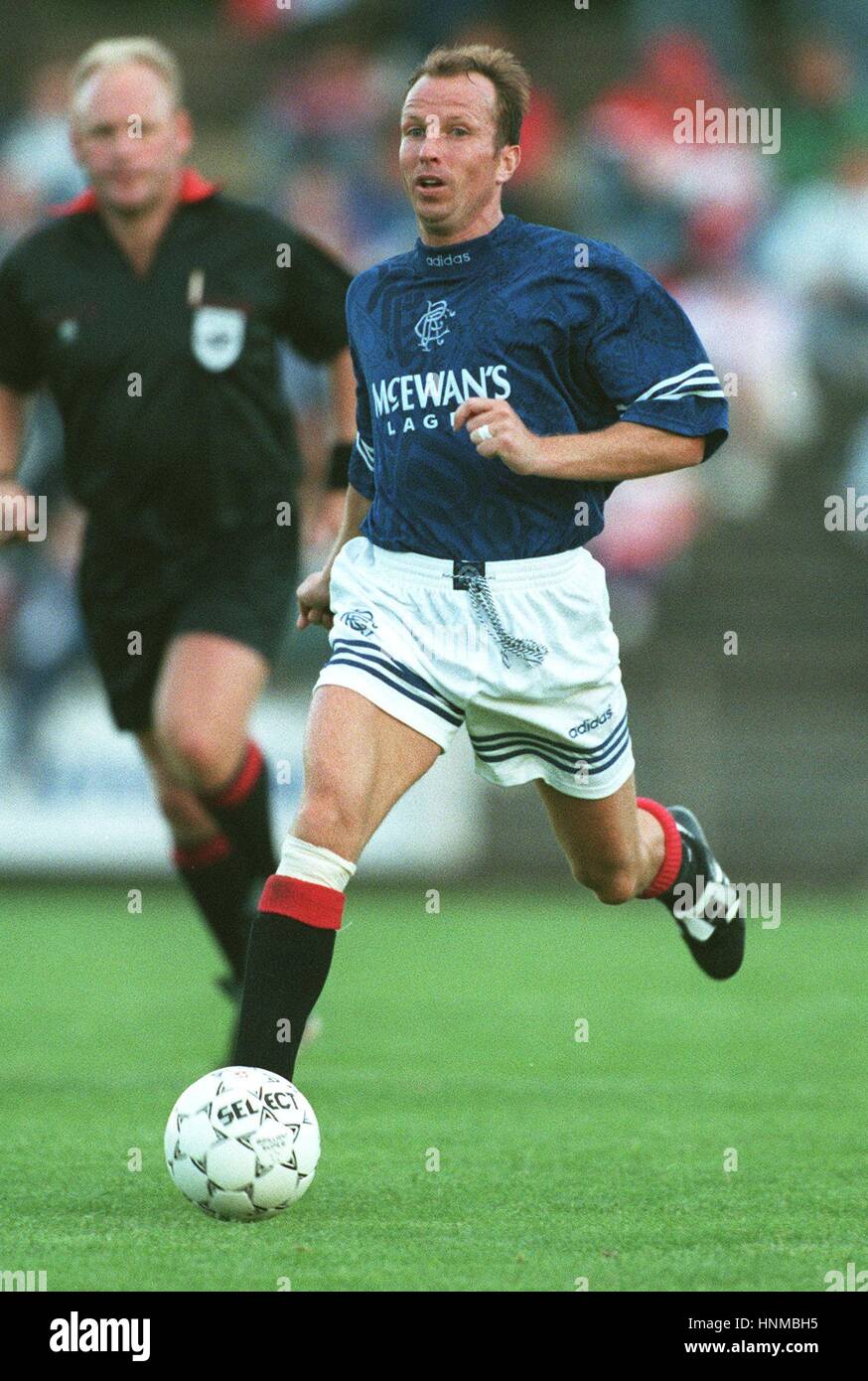 TREVOR STEVEN GLASGOW RANGERS FC 26 July 1995 Stock Photo - Alamy