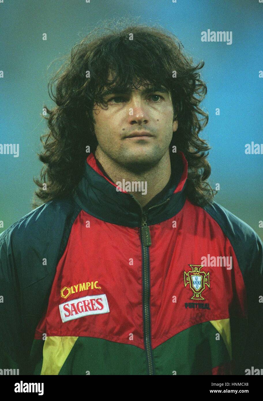 FERNANDO COUTO . PORTUGAL & PARMA AC 15 September 1995 Stock Photo