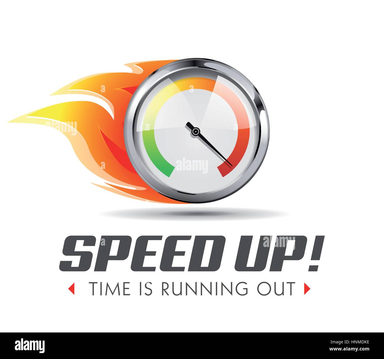 Speed up - business acceleration concept Stock Vector