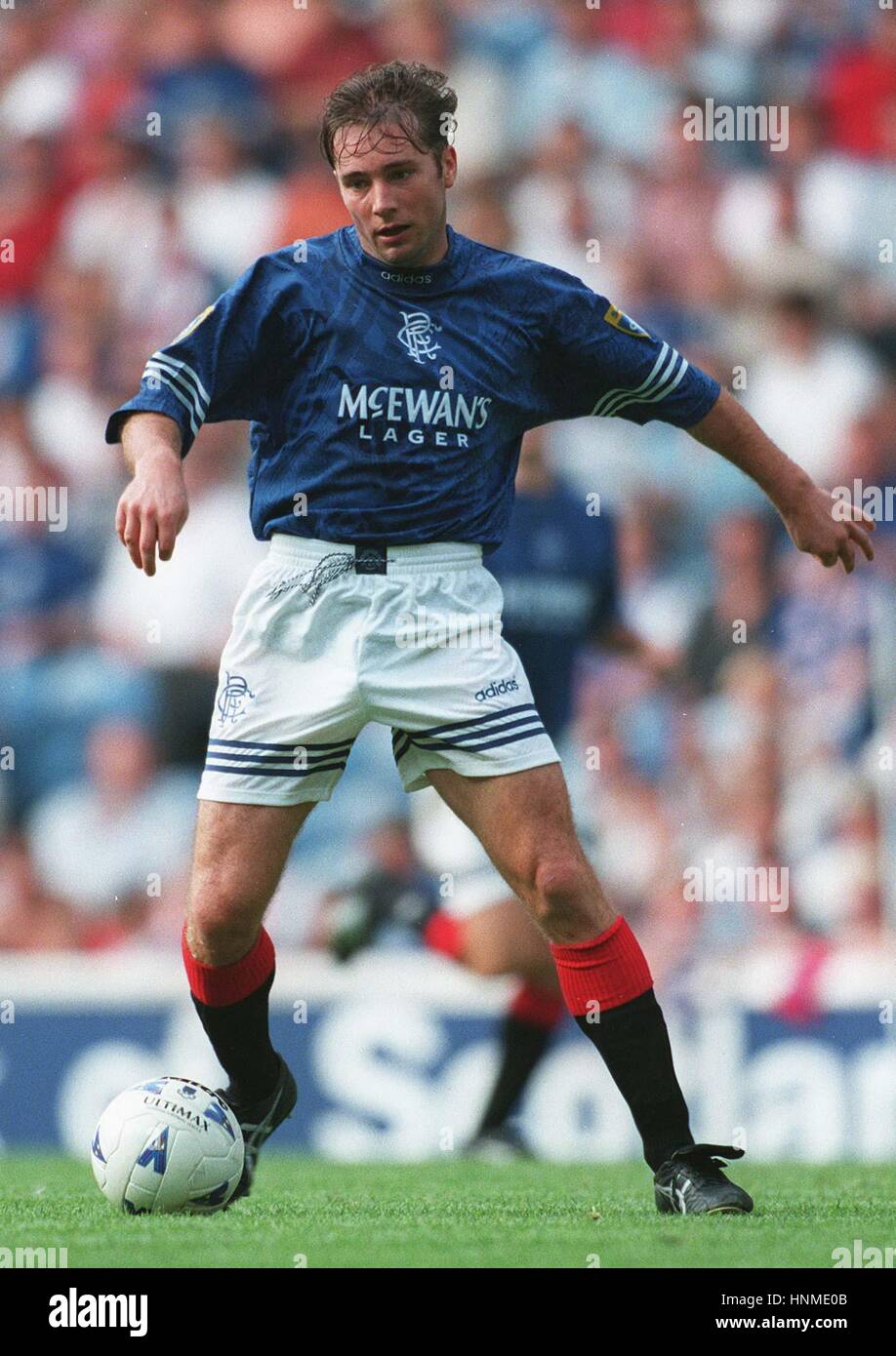 Ally Mccoist Glasgow Rangers Fc 29 September 1995 Stock Photo Alamy