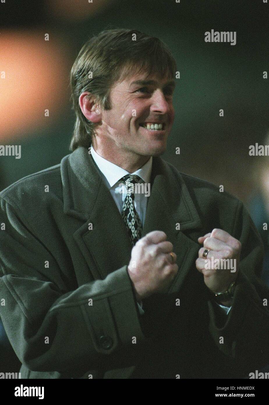 KENNY DALGLISH BLACKBURN ROVERS FC MANAGER 21 April 1995 Stock Photo