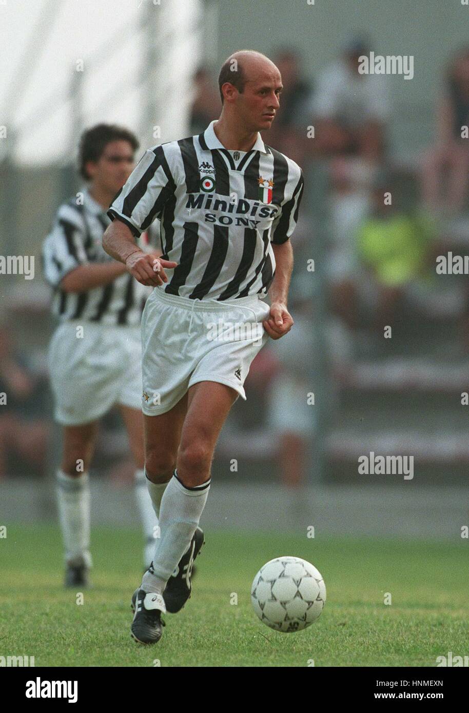 ATTILIO LOMBARDO JUVENTUS FC 20 July 1995 Stock Photo