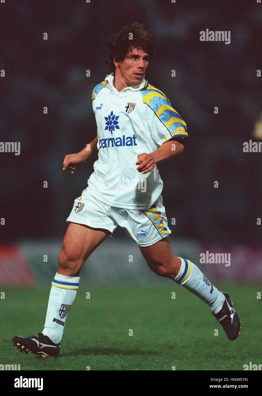 STOCK IMAGE - GIANFRANCO ZOLA Parma and Italy International