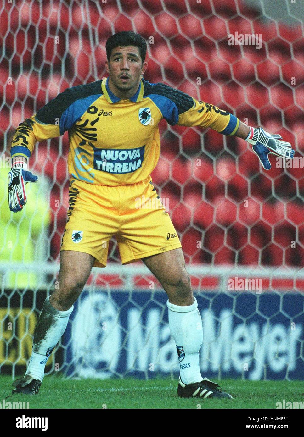 MATTEO SERENI SAMPDORIA FC 24 November 1995 Stock Photo Alamy