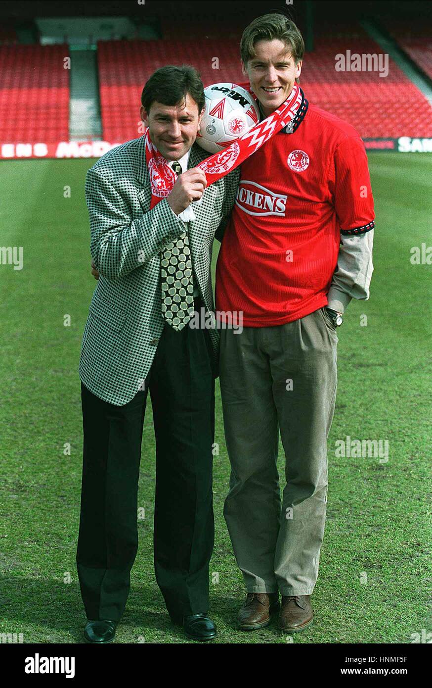 JAN AAGE FJORTOFT ROBSON MIDDLESBROUGH SIGN MIDDLESBROUGH SIGN FJORTOFT