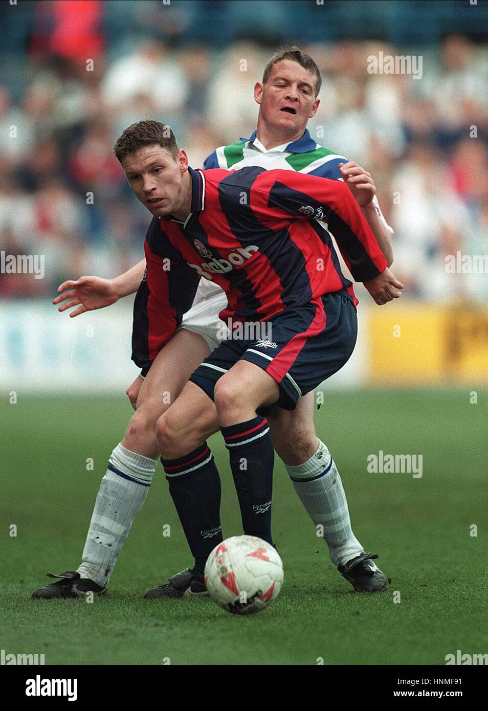 ALAN THOMPSON TONY THOMAS TRANMERE ROVERS V BOLTON TRANMERE ROVERS V