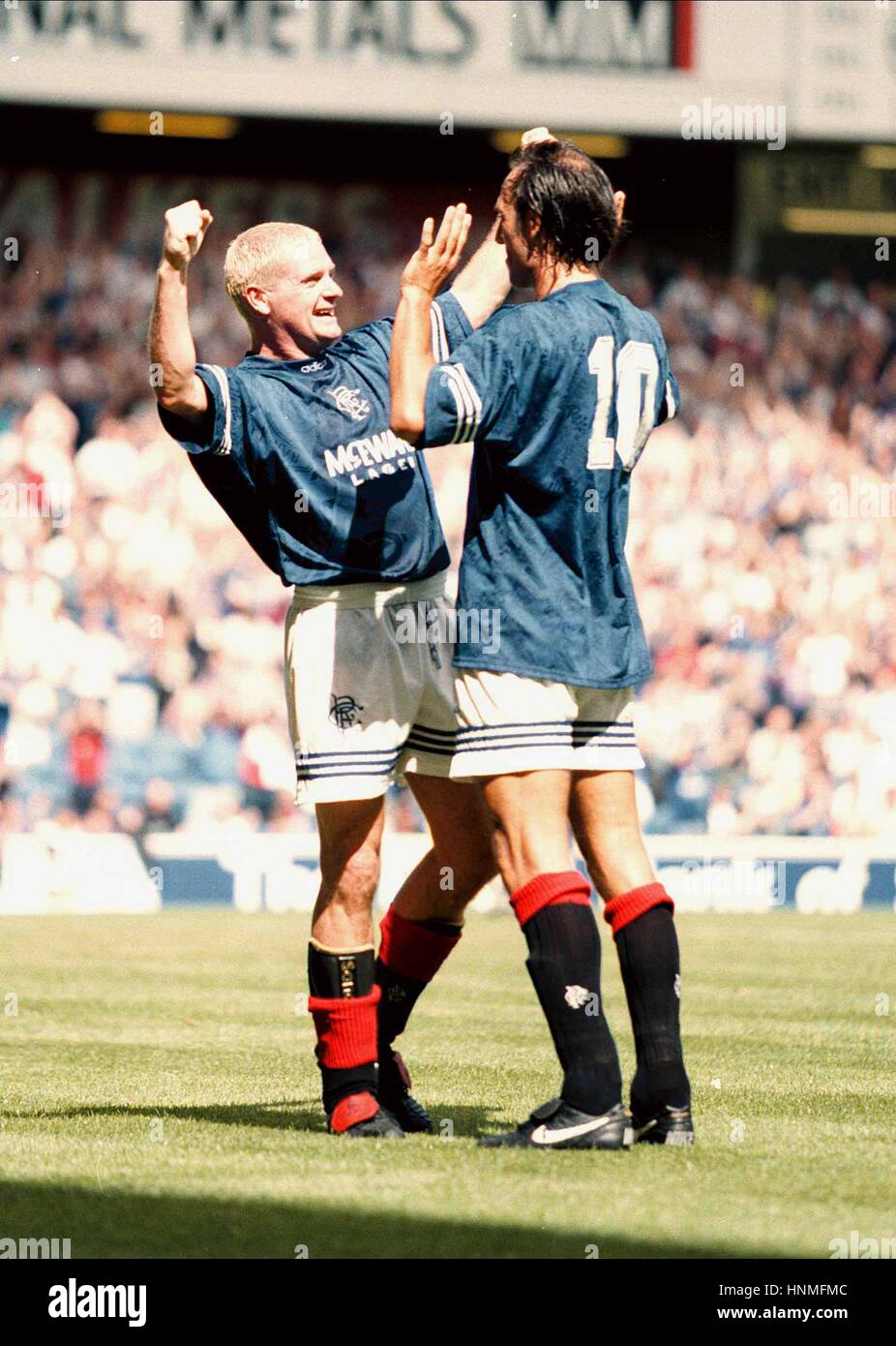 UEFA Champions League 1995/96 . Tiberiu Csik, Steaua Bucharest Stock  Photo - Alamy