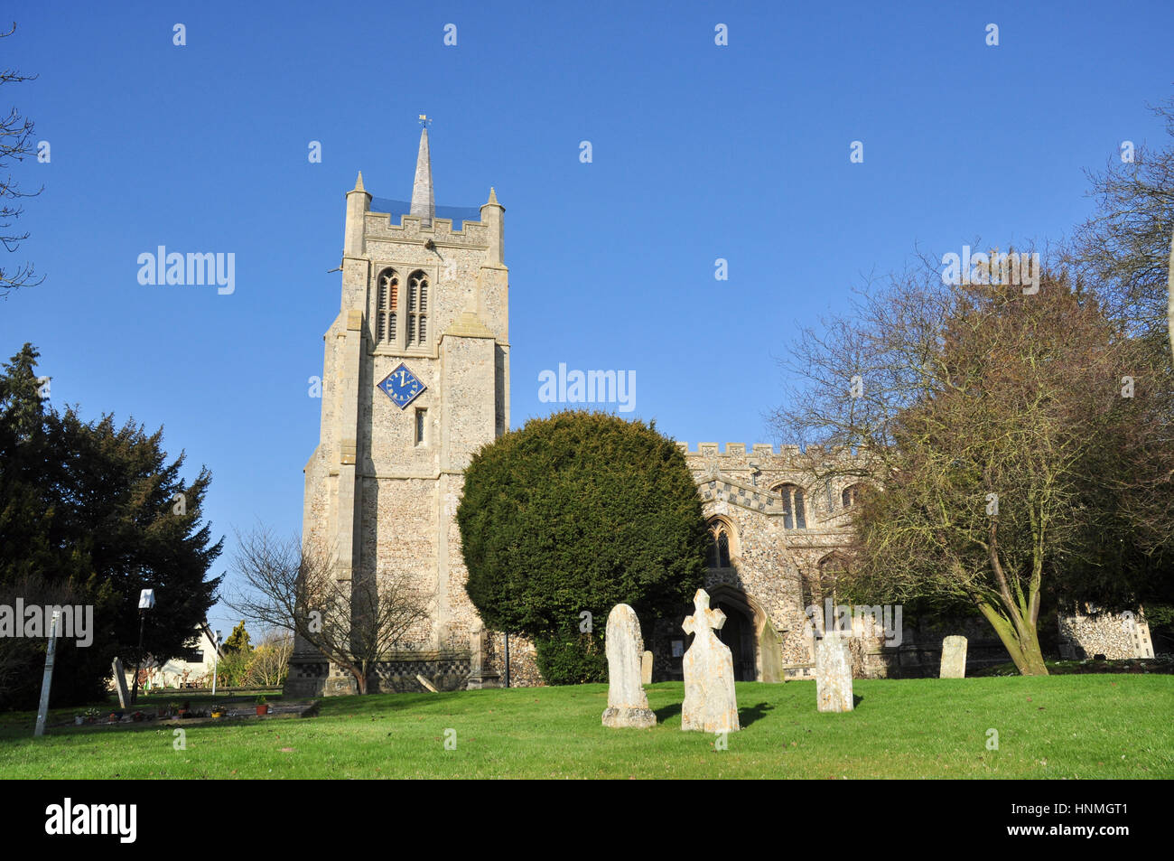 All Saints Parish Church, Melbourn, Cambridgeshire, England, UK Stock Photo
