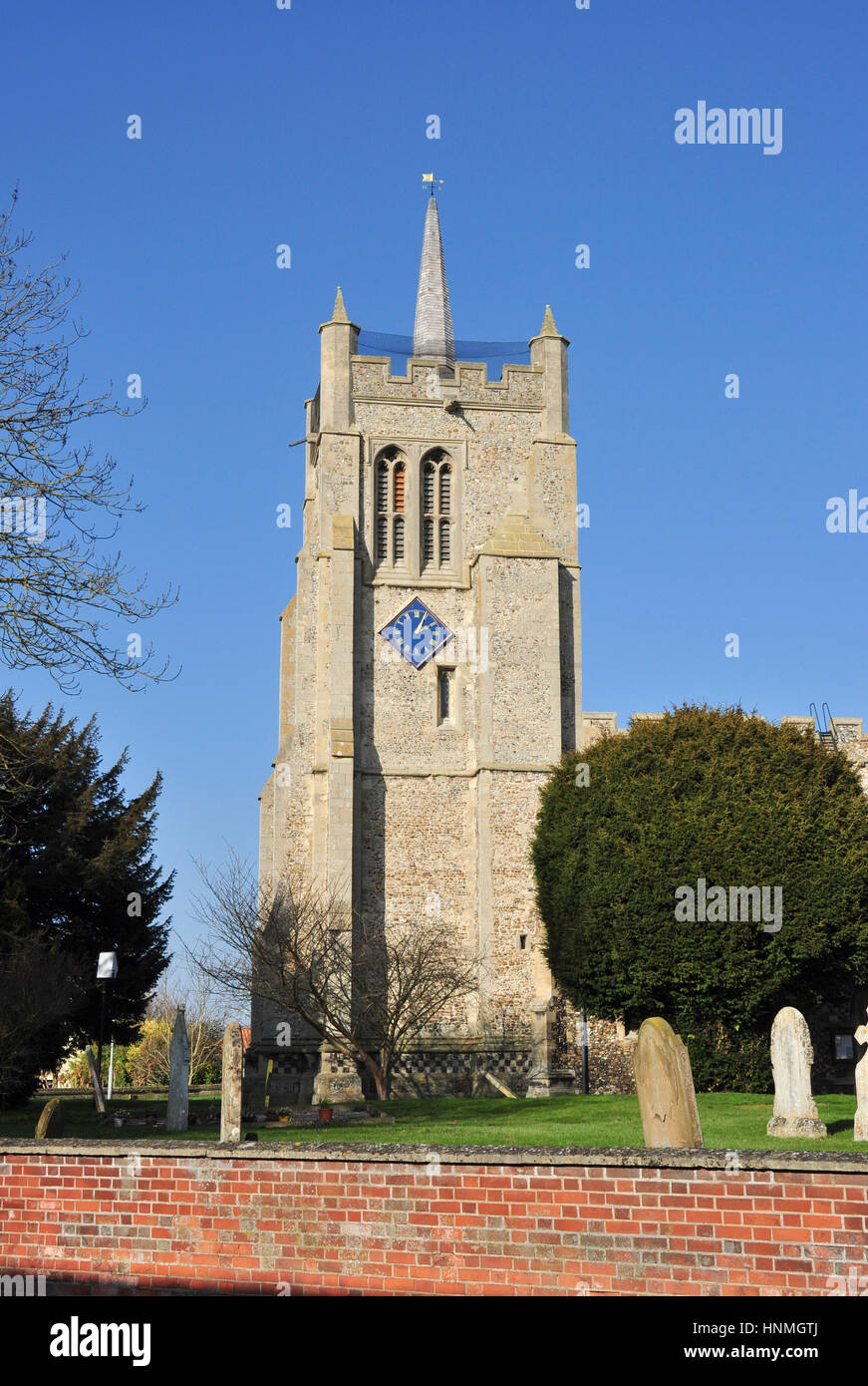 All Saints Parish Church, Melbourn, Cambridgeshire, England, UK Stock Photo