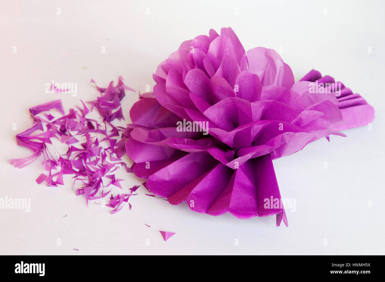 Colorful homemade origami paper flower, DIY floral paper craft, flower paper  style, DIY home decoration Stock Photo - Alamy