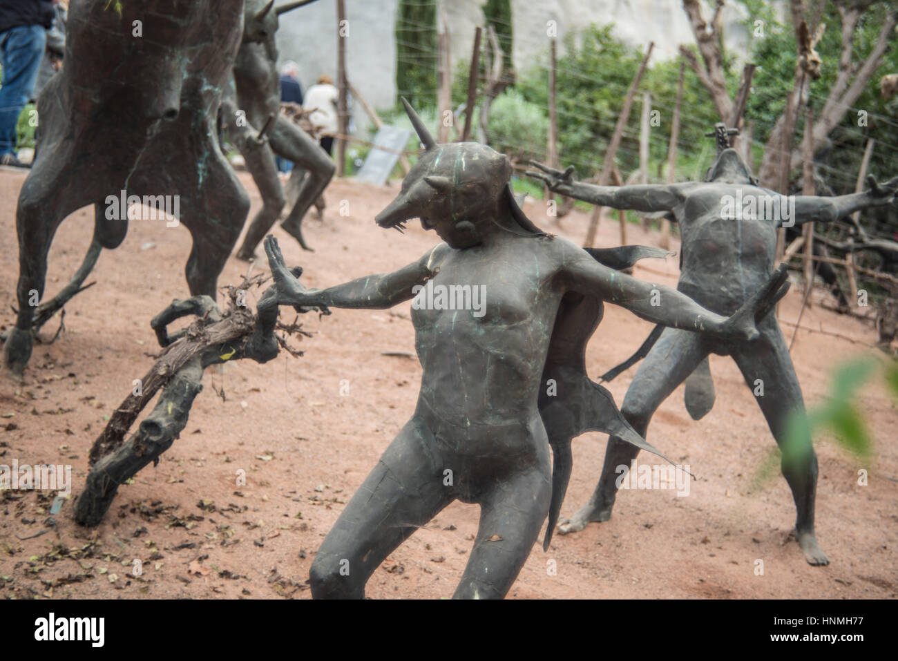 The Rites of Dionysus, Eden Project. Stock Photo