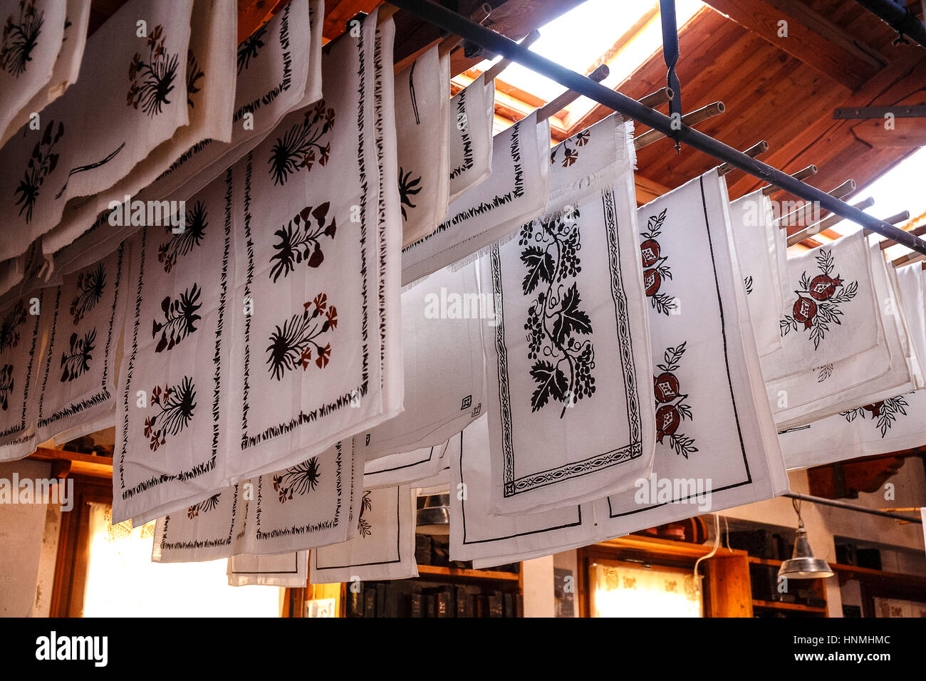 Italy Emilia Romagna Gambettola printing house Pascucci - printed cloths  Stock Photo - Alamy