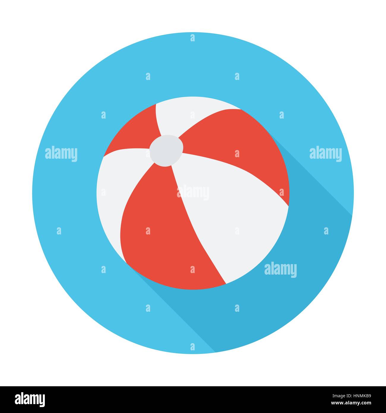 flat beach ball