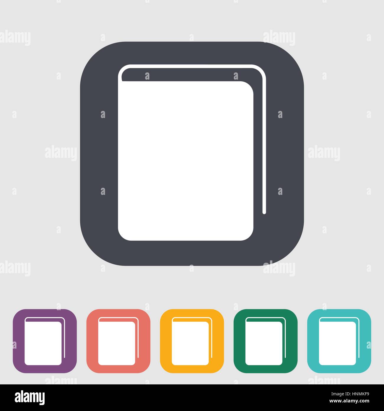 Book. Single icon. Vector illustration Stock Vector Image & Art - Alamy