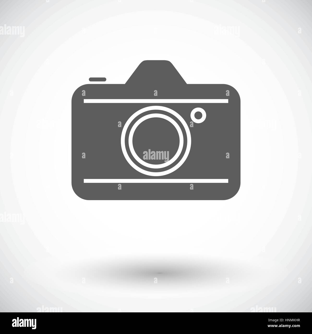 Camera. Single flat icon on white background. Vector illustration Stock ...