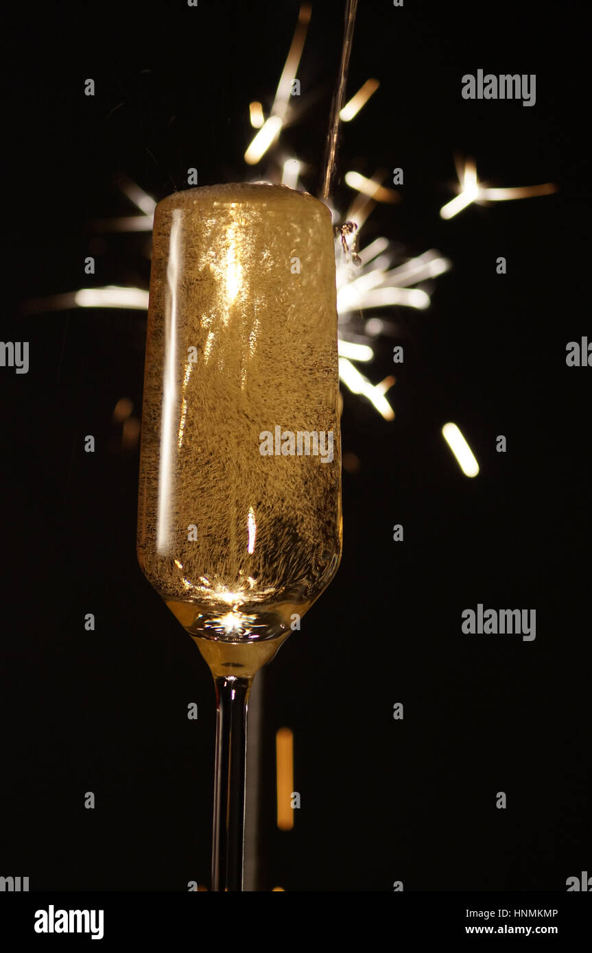 Champagne celebration Stock Photo