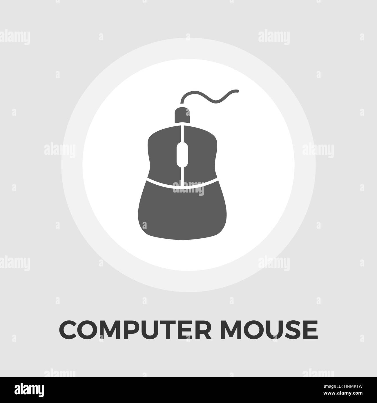 Computer Mouse icon vector. Flat icon isolated on the white background ...