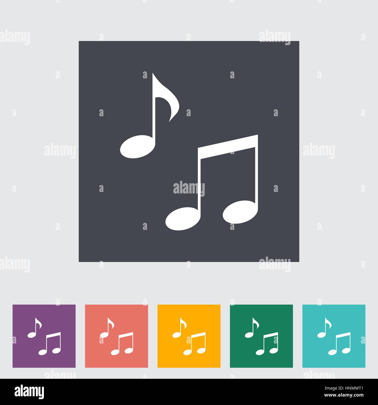 Music note symbols. Vector illustration Stock Vector Image & Art Alamy
