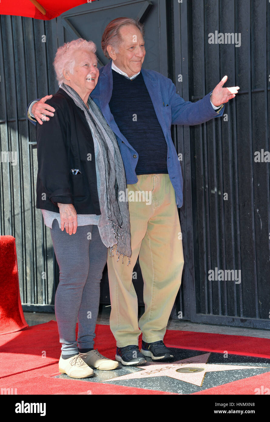 Los Angeles, USA. 14th Feb, 2017. Segal & wife Sonia Segal at