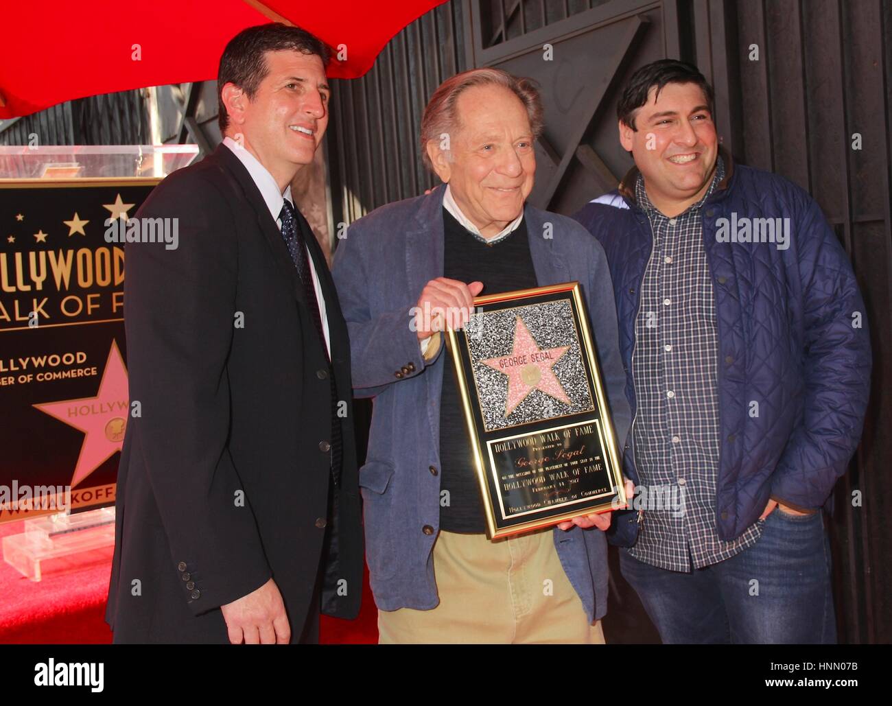 Hollywood, California, USA. 13th Feb, 2017. I15880CHW.George Segal ...