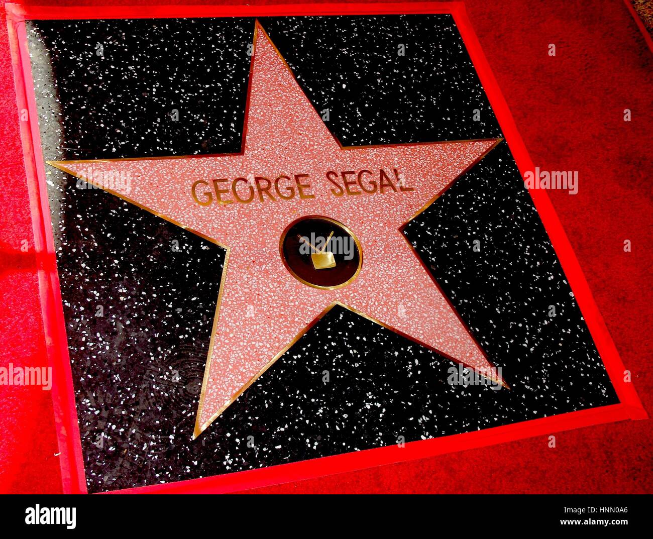Hollywood, California, USA. 13th Feb, 2017. I15880CHW.George Segal Honored With Star On The Hollywood Walk Of Fame .6433 Hollywood Blvd in Front Of Historic Pacific Theatre, Hollywood, CA.02/14/2017.GEORGE SEGAL'S STAR ON THE HOLLYWOOD WALK OF FAME . © Clinton H.Wallace/Photomundo International/ Photos Inc Credit: Clinton Wallace/Globe Photos/ZUMA Wire/Alamy Live News Stock Photo