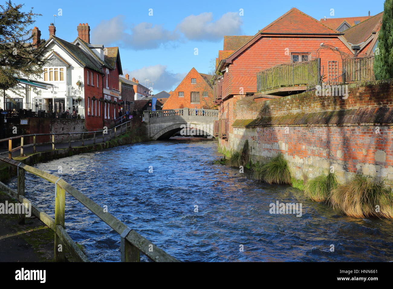 Winchester city mill winter hi-res stock photography and images - Alamy