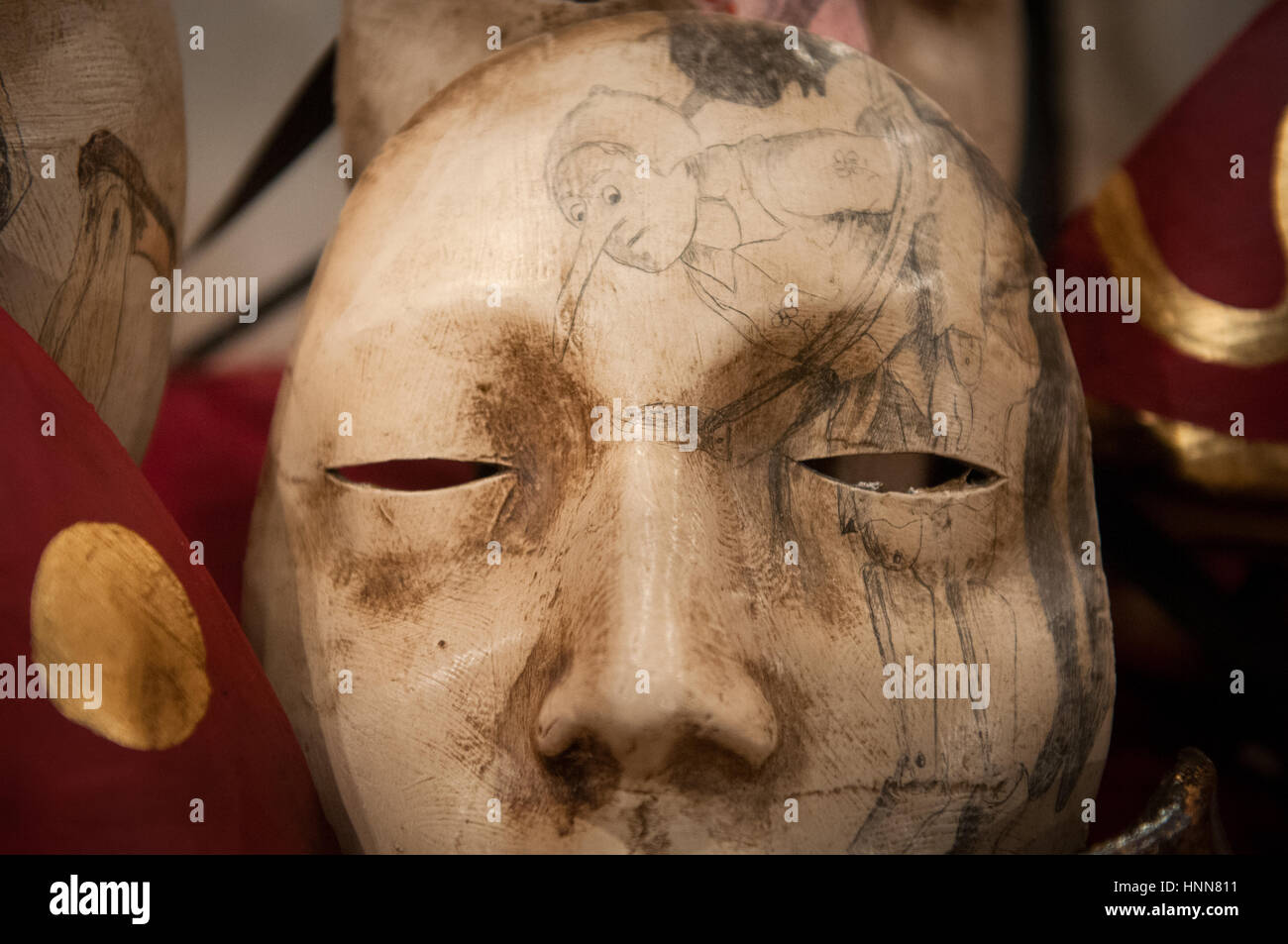 The art of creating carnival masks of "El Mascarer", that also