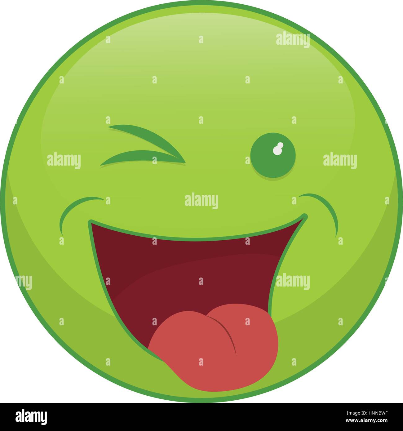 Funny emoticon cartoon icon vector illustration graphic design Stock ...