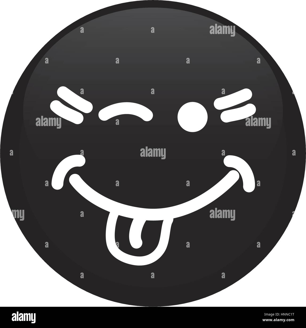 Funny emoticon cartoon icon vector illustration graphic design Stock ...