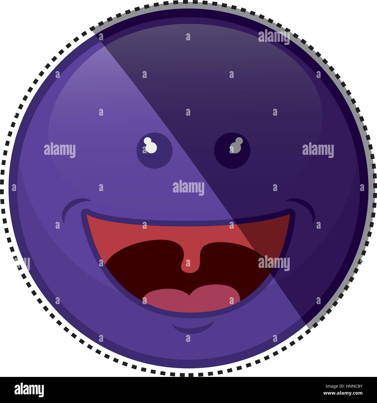 Funny emoticon cartoon vector illustration graphic design Stock Vector ...