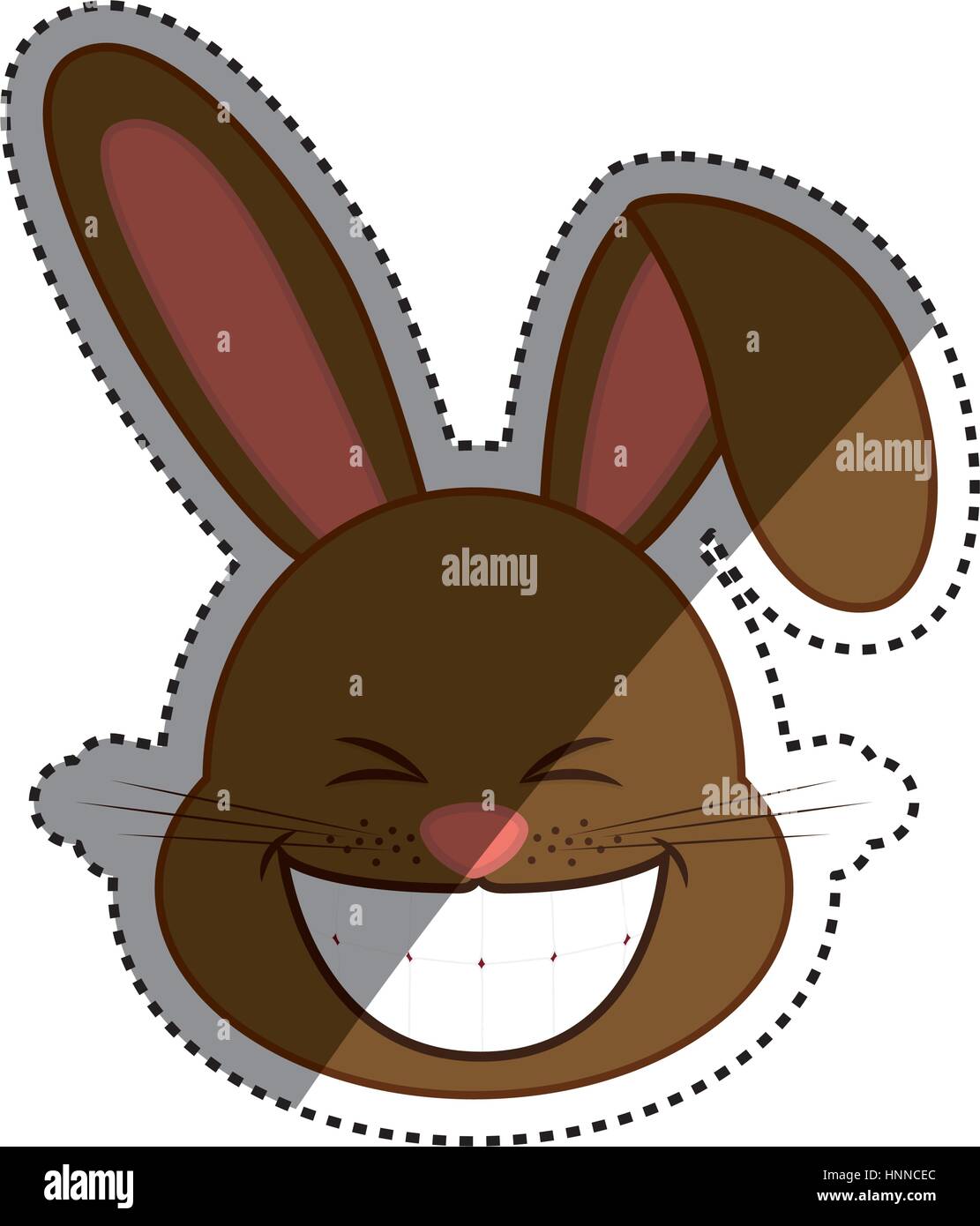 Cute rabbit cartoon icon vector illustration graphic design Stock ...