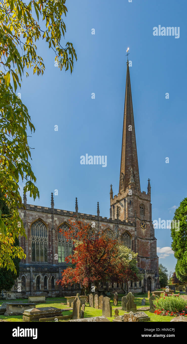 The Parish Church of St Mary The Virgin and St. Mary Magdalen of Tetbury, UK. Stock Photo