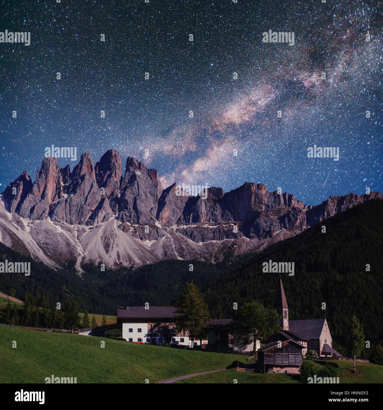 Starry sky at night in bavaria hi-res stock photography and images - Alamy