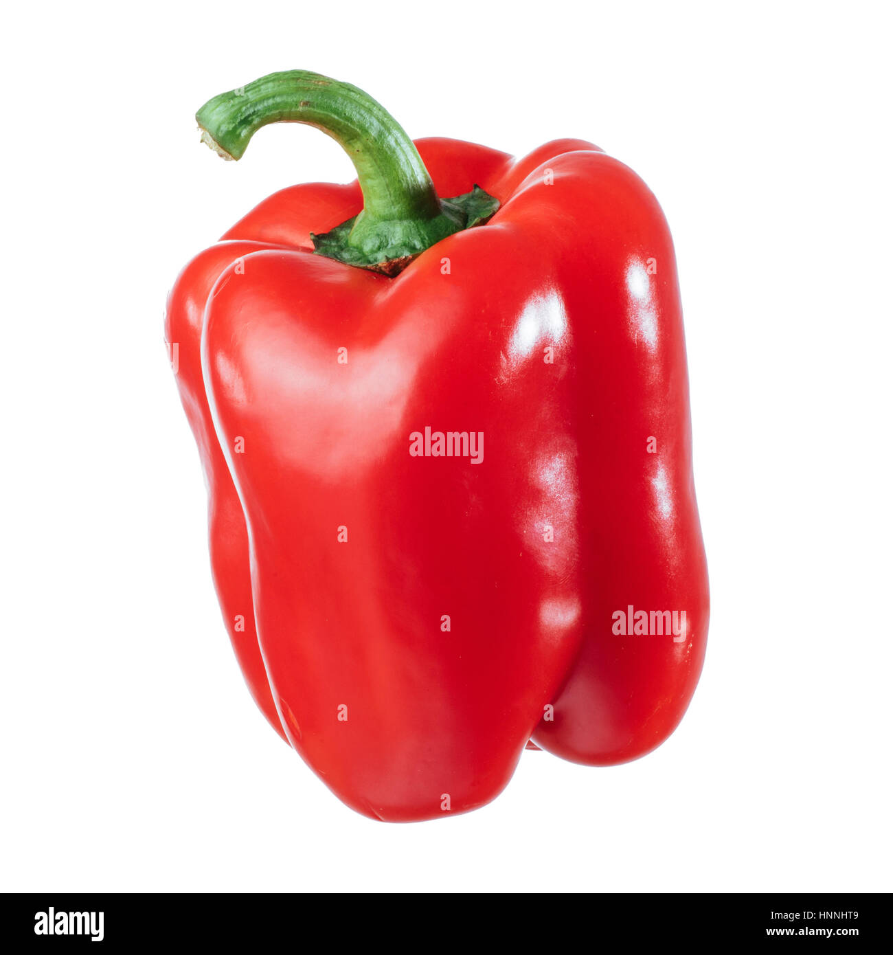 red pepper over white background Stock Photo