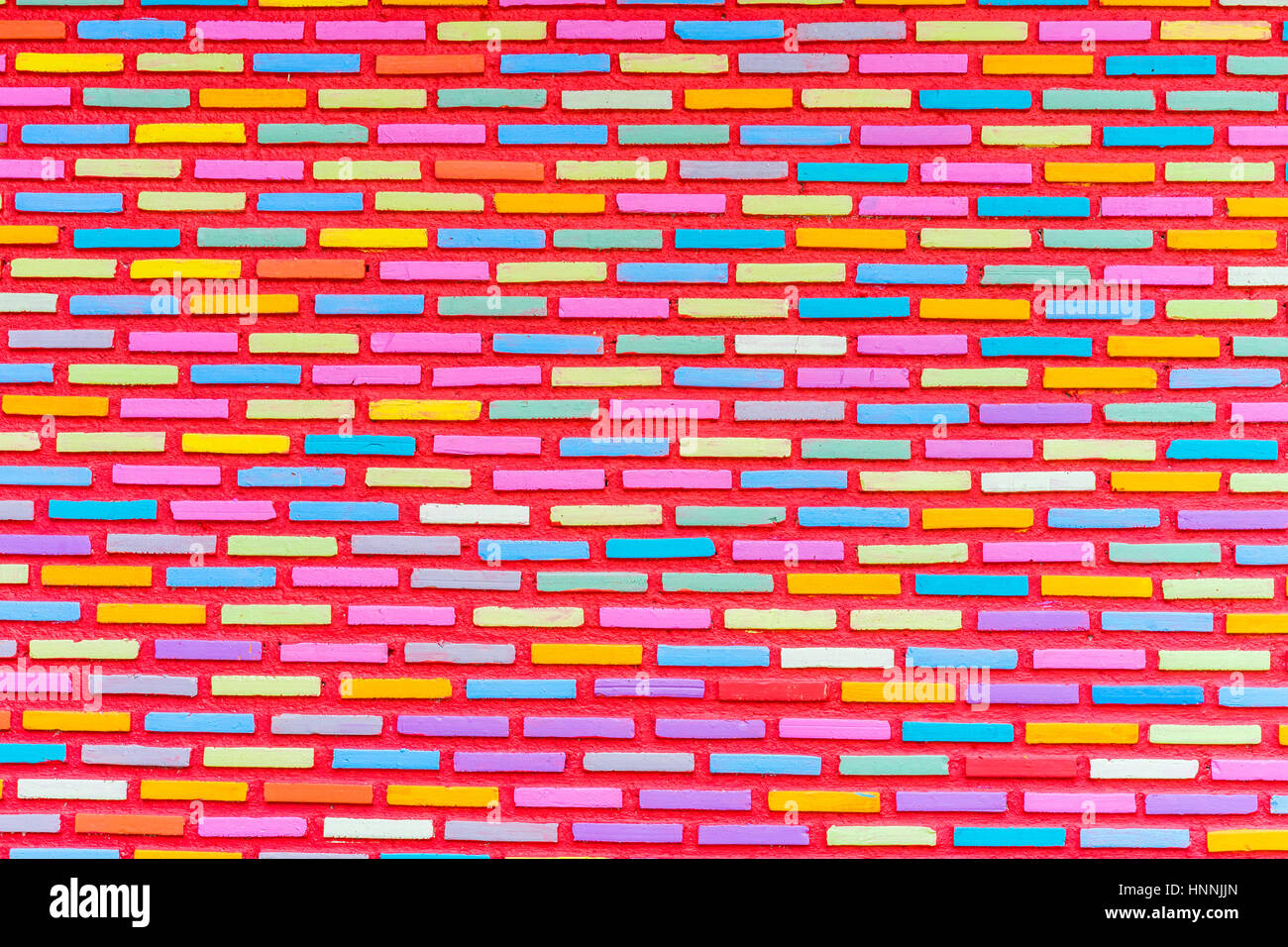 A very colourful wall background. Stock Photo