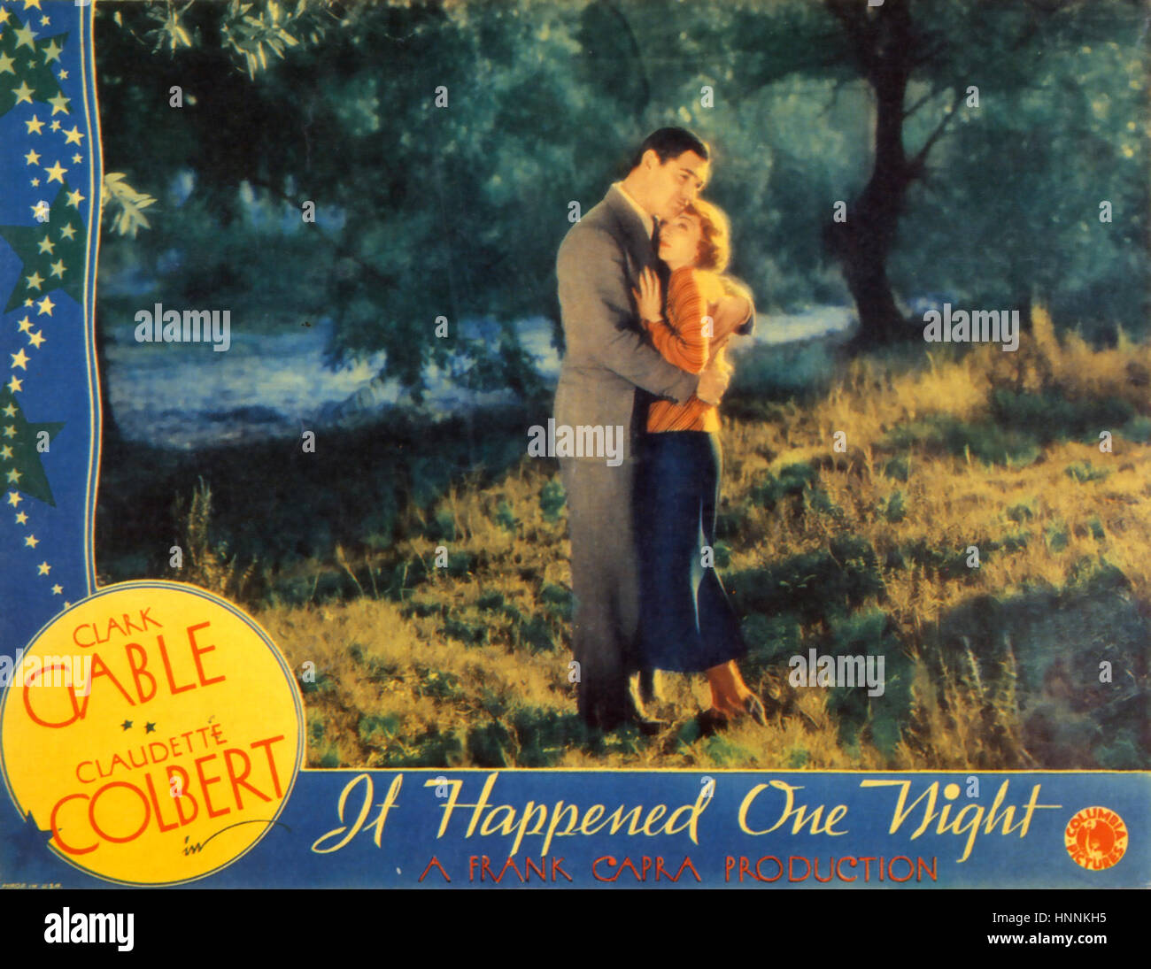 IT HAPPENED ONE NIGHT 1934 Columbia Pictures film with Claudette Colbert and Clark Gable Stock Photo
